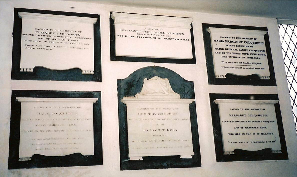Colquhoun memorials
