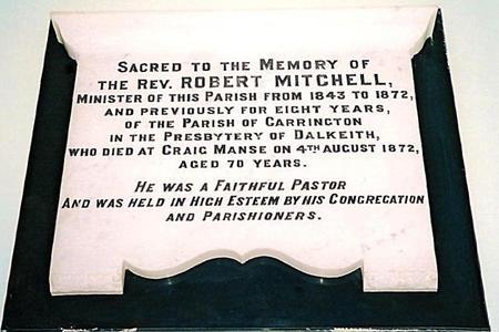Memorial to Robert Mitchell