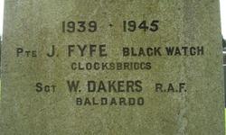 Rescobie war memorial north